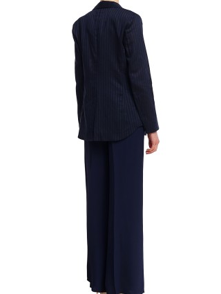 Синие брюки SPORTMAX: фото 2 - Invogue